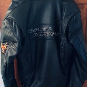 Harley Davidson Mens Large Leather Jacket
